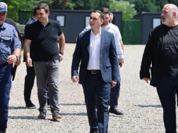 კობა კობალაძე და აფხაზეთის ა/რ მთავრობის თავმჯდომარე გიორგი ჯინჭარაძე გომბორის მოხალისეთა მომზადების ცენტრს ესტუმრნენ და პროექტის მიმდინარეობას ადგილზე გაეცნენ