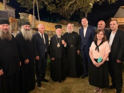 Members of the Government of Abkhazia hosted the World Patriarch Bartholomew I