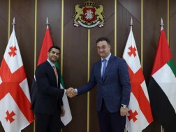 Minister of Environment Protection and Agriculture of Georgia David Songulashvili met with the Ambassador of the United Arab Emirates to Georgia Ahmed Alnuaim