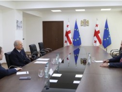 Mikheil Sarjveladze met with the Ambassador of the Malta Sovereign Order in Georgia