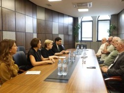 Tinatin Rukhadze met with the Rector of Higher Arts Schools