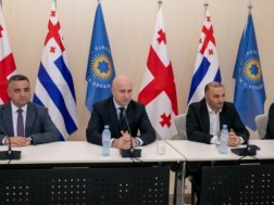 სულხან თამაზაშვილმა ხელვაჩაურის მერობის კანდიდატი, ზაზა დიასამიძე, ადგილობრივ მხარდამჭერებს წარუდგინა