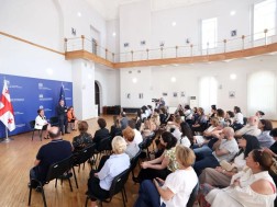 Givi Mikanadze introduced a new head of the Teacher Professional Development Center