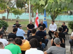 ბოლნისის მერობის კანდიდატი "ქართული ოცნებიდან" ზამურ ჭითანავა ახალგაზრდებს შეხვდა