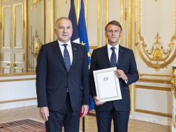 Georgian Ambassador to Emmanuel Macron handed the credentials