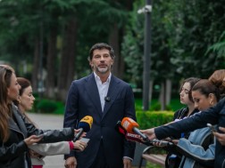 In the latest series, EU and German ambassadors can be seen at a rally against the Georgian authorities, as they are led by the agent - Kakha Kaladze - Kakha Kaladze