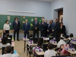 The Prime Minister visited Public School N7 in Batumi