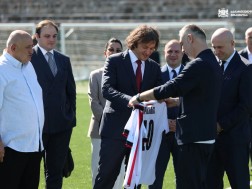 Irakli Kobakhidze got acquainted with the process of rehabilitation of the Chele Arena squares in Kobuleti