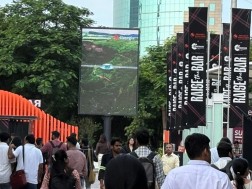 Banners on Georgia's tourist destination were placed in Delhi and Mumbai