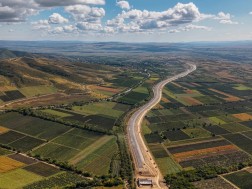 Construction of the 17 km section of Sagarejo-Badiauri is actively continuing