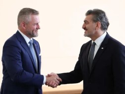 Mikheil Kavelashvili met Slovakia President