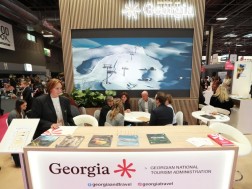The National Tourism Administration of Georgia participates in the IFTM Top Resa in Paris International Tourism Exhibition in France