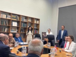 Mariam Lashkhi and Levan Makhashvili visited the Center for Kartvelology at Yerevan State University
