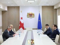 Head of Government Administration Levan Zhorzholiani met with German Ambassador to Georgia Peter Fisher