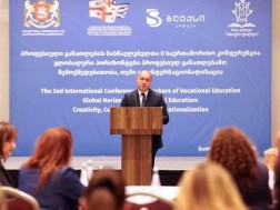 Givi Mikanadze opened the International Conference of Vocational Education Teachers
