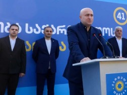 Sulkhan Tamazashvili met with supporters in Kobuleti municipality