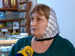 Temple Messants and restaurant staff talk about the incident in the courtyard of the Metekhi Temple, noting that members of the United National Movement are spreading lies