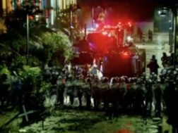 Rustaveli Avenue is at this time calm