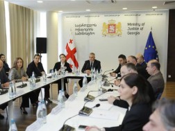 The next meeting of the Interagency Commission was held at the Ministry of Justice for free and fair elections, led by Minister of Justice Paata Salia