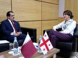 Foreign Minister Maka Bochorishvili held a farewell meeting with the Ambassador Extraordinary and Plenipotentiary of the Qatar State