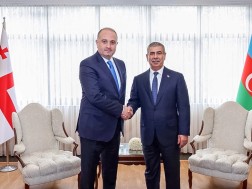 The Minister of Defense of Georgia met with the Azerbaijani counterpart within the Trilateral Ministerial Defense Ministerial
