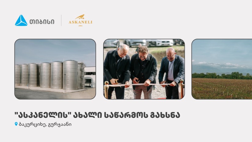 თიბისის მხარდაჭერით, ბაკურციხეში “ასკანელის”ქარხანა გაიხსნა
