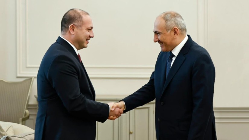 გივი მიქანაძე ნიკოლ ფაშინიანს შეხვდა