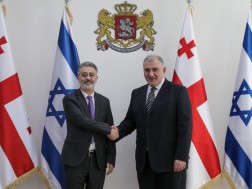 მიხეილ სარჯველაძე ისრაელის ელჩს შეხვდა