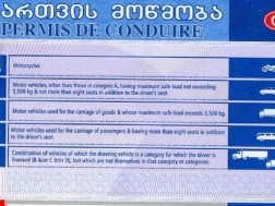 მართვის მოწმობა მართვის მოწმობა