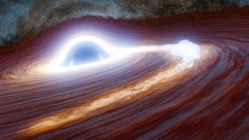 ზემასიური შავი ხვრელის ყველაზე კაშკაშა აფეთქება