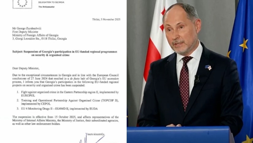 სკანდალური წერილი და ევროკავშირის ელჩის აღიარება