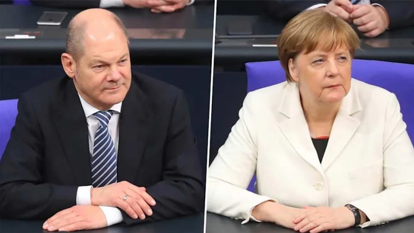 ანგელა მერკელი და ოლაფ შოლცი