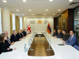 საქართველოს იუსტიციის მინისტრი პაატა სალია ქართულ-სომხური სამართლებრივი ფორუმის ფარგლებში სომხეთის რესპუბლიკის იუსტიციის მინისტრ სრბუი გალიანს შეხვდა საქართველოს იუსტიციის მინისტრი პაატა სალია ქართულ-სომხური სამართლებრივი ფორუმის ფარგლებში სომხეთის რესპუბლიკის იუსტიციის მინისტრ სრბუი გალიანს შეხვდა