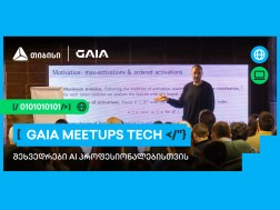 თიბისის და GAIA-ს პარტნიორობით AI პროფესიული შეხვედრების სერია - GAIA Meetup გრძელდება