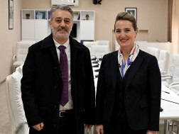 მარიამ ლაშხი საქართველოში ისრაელის ელჩს შეხვდა 