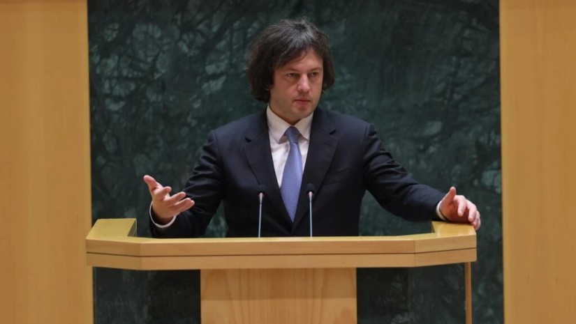 ირაკლი კობახიძე პარლამენტში