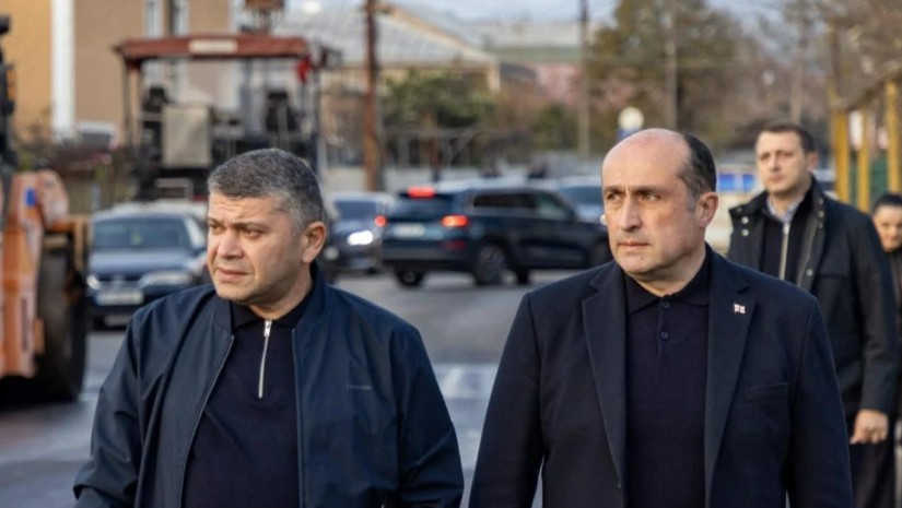 ლევან ზალკალიანმა ქუთაისში, ანჯაფარიძის ქუჩაზე,  ინფრასტრუქტურული სამუშაოები დაათვალიერა