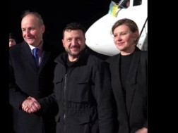 ზელენსკი დუბლინში ჩავიდა