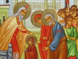 ღვთისმშობლის ტაძრად მიყვანების დღე