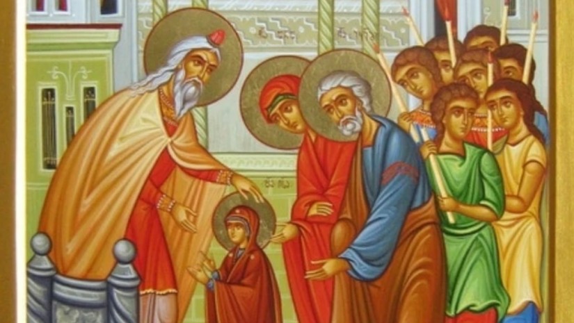 ღვთისმშობლის ტაძრად მიყვანების დღე