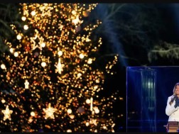 ვაშინგტონში საშობაო ნაძვის ხე აანთეს