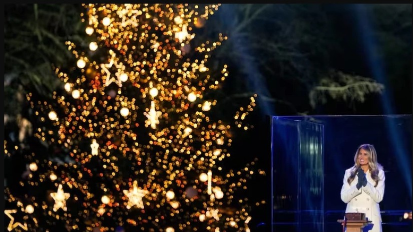 ვაშინგტონში საშობაო ნაძვის ხე აანთეს