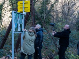  მარკირებული საფეხმავლო ბილიკები და ტურისტული ადგილები - ტურიზმის ეროვნული ადმინისტრაციის მედიატური ჭიათურაში