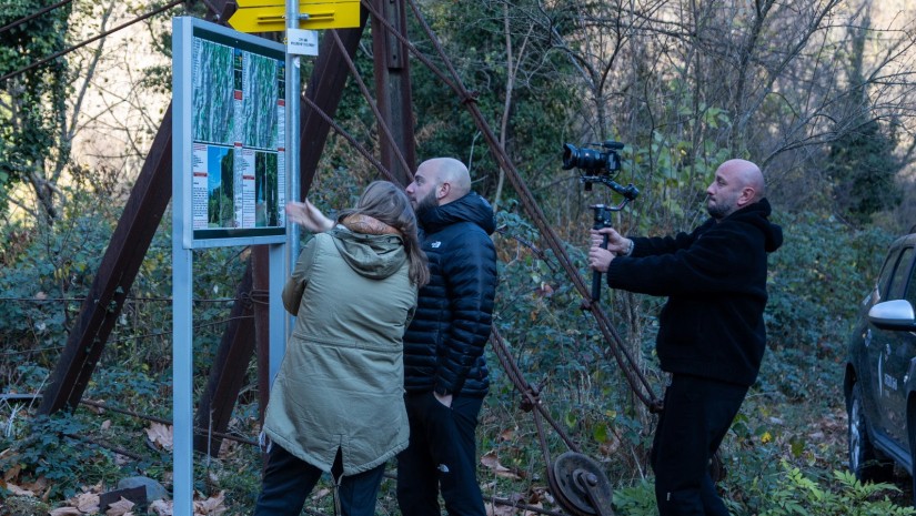  მარკირებული საფეხმავლო ბილიკები და ტურისტული ადგილები - ტურიზმის ეროვნული ადმინისტრაციის მედიატური ჭიათურაში
