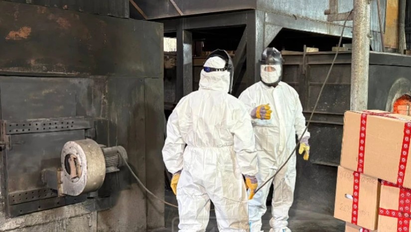 შსს-მ 926 კილოგრამი ნარკოტიკული საშუალებები გაანადგურა