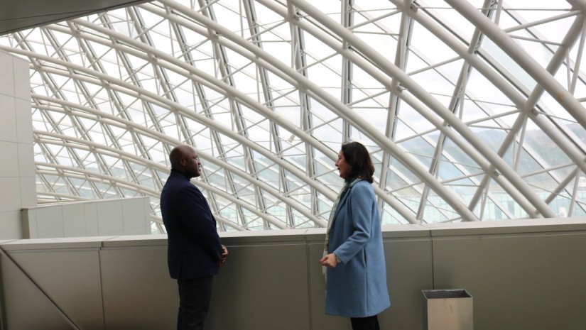  WIPO-ს წარმომადგენელმა საქპატენტის სასწავლო ცენტრის სარემონტო სამუშაოები დაათვალიერა