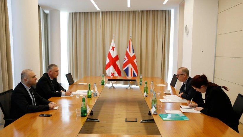 პაატა სალიამ დიდი ბრიტანეთის ელჩ გარეთ უორდთან იუსტიციის სფეროში მომავალი თანამშრომლობის გაღრმავებაზე ისაუბრა
