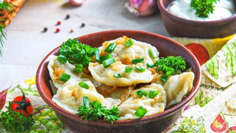 სამარხვო ვარენიკები მჟავე კომბოსტოთი - ძალიან გემრიელია!