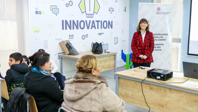 გარემოსდაცვითი ინფორმაციისა და განათლების ცენტრის ორგანიზებით, გურჯაანში საგანმანათლებლო შეხვედრა გაიმართა