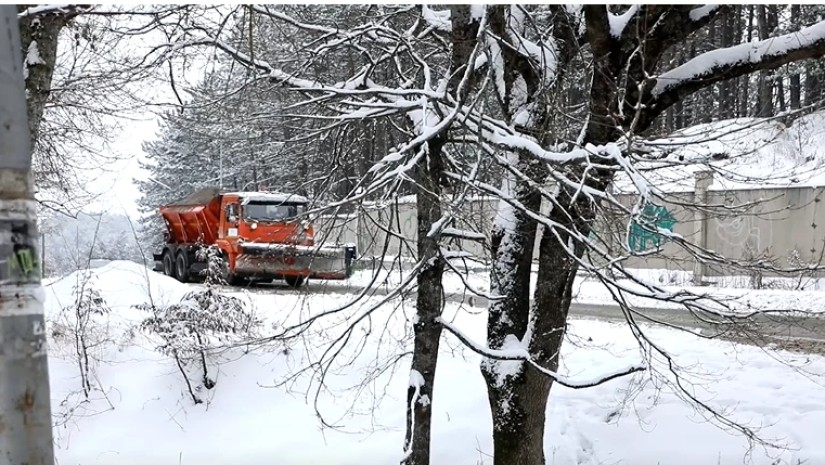 თბილისის გზები თოვლში